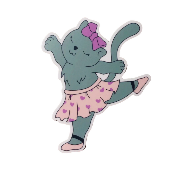 Denali & Co Kitty Ballerina Sticker