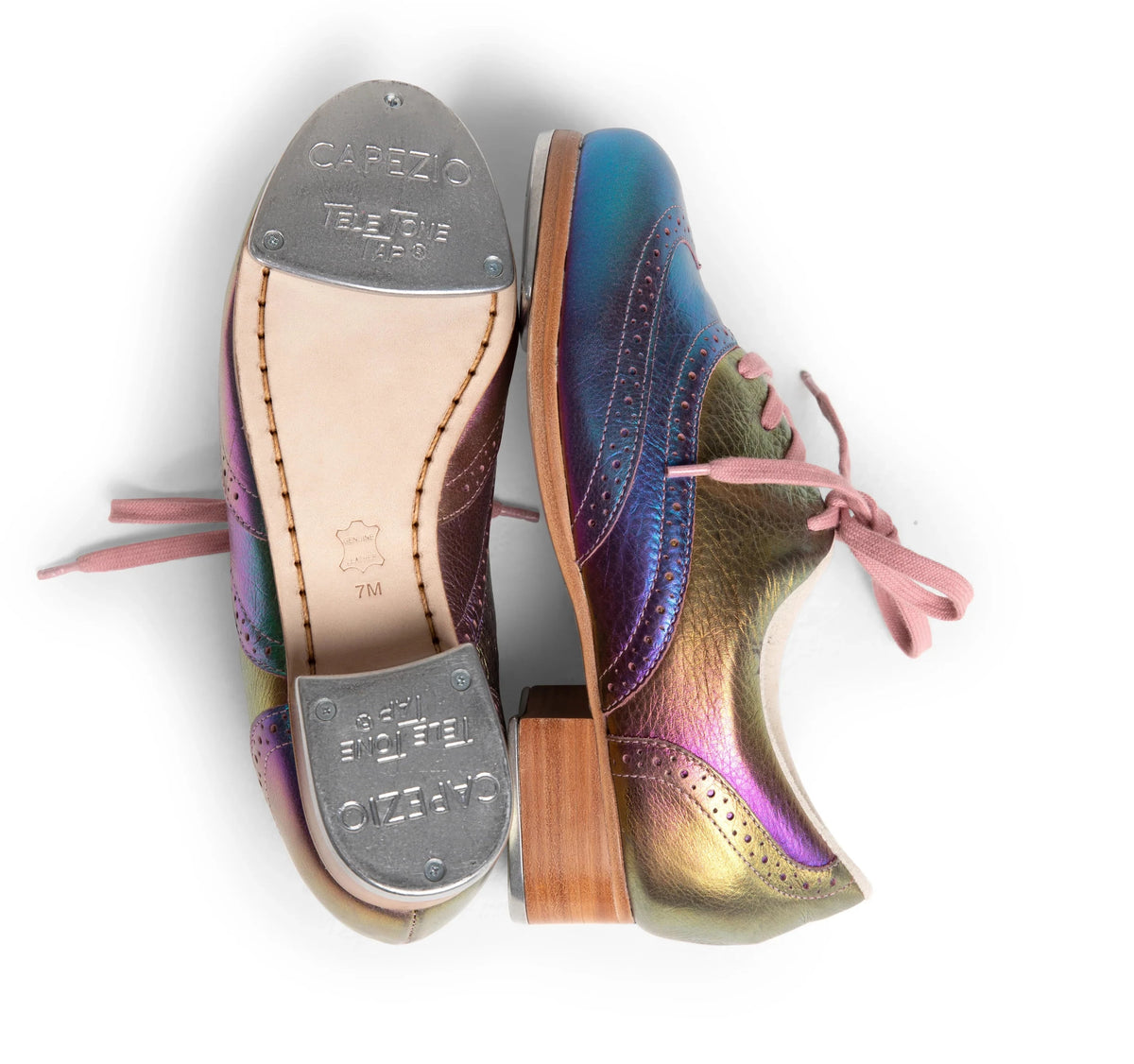 New Limited Edition Capezio Roxy Iridescent Tap Shoe 960F