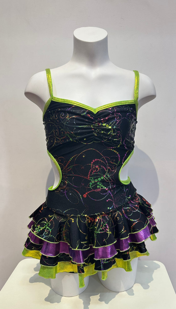 GB CH 12/14 Sequin Splatter Dance Costume 2015-24