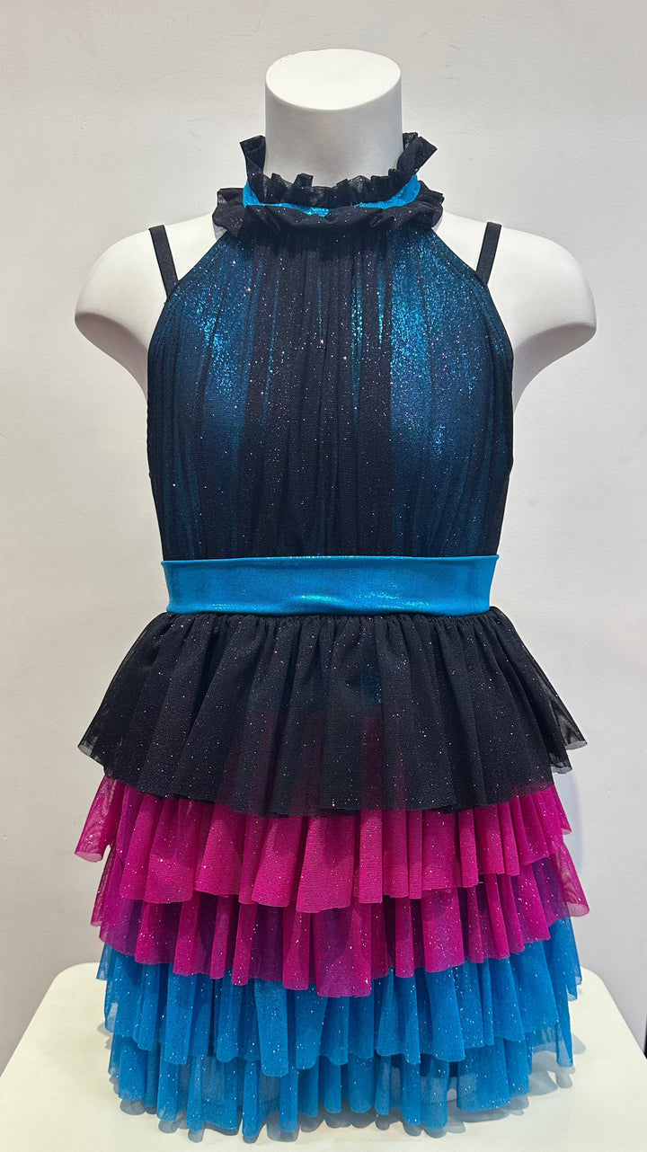 GB Child 12/14 Girls Night Sparkle Dress Costume 2015-17