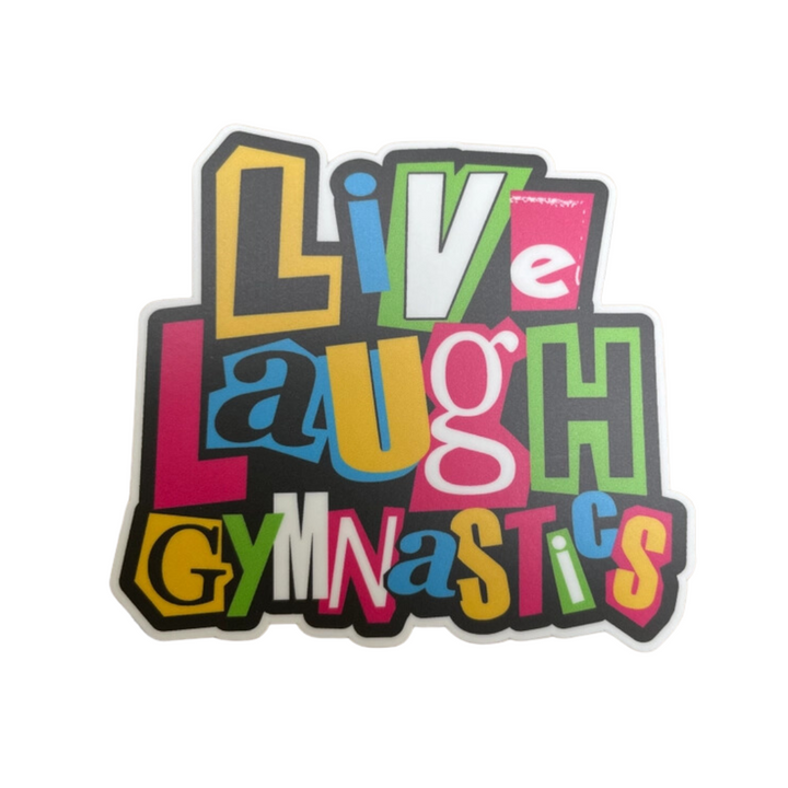 Denali & Co Live Laugh Gym Sticker