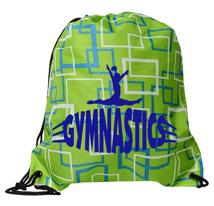 Gym Treasures Gymnastics Lime Square Bag 8G404
