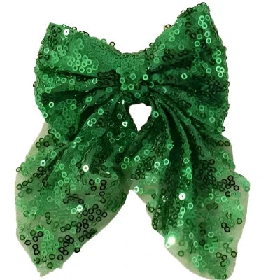 GB Christmas Sparkle Bow Clip