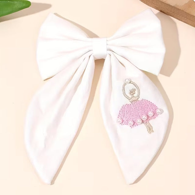 GB Ballerina Embroidered Bow