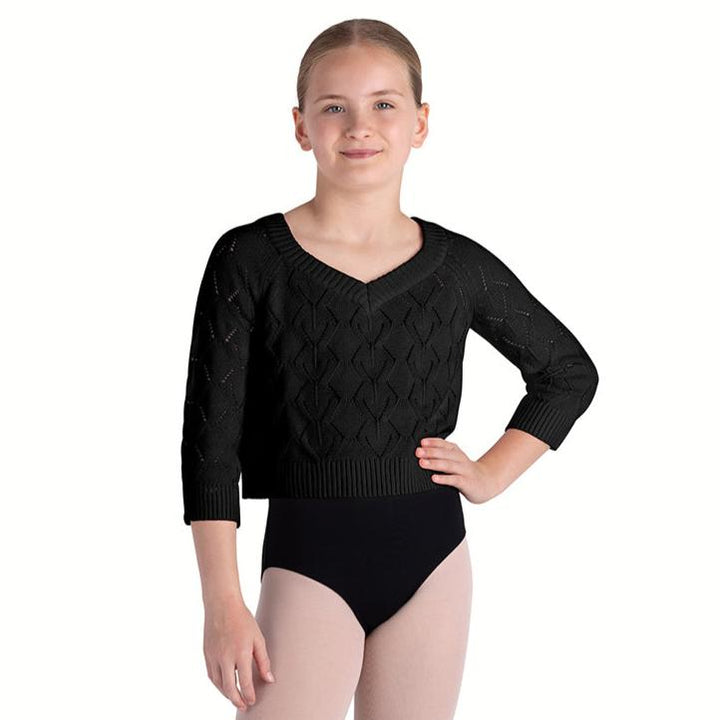 Bloch Child Knitted Crop Sweater CZ5256