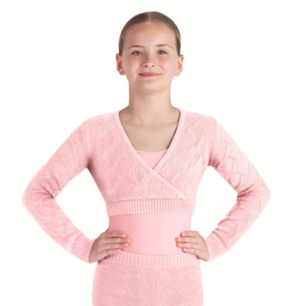 Bloch Child Knitted Wrap Sweater CZ5269