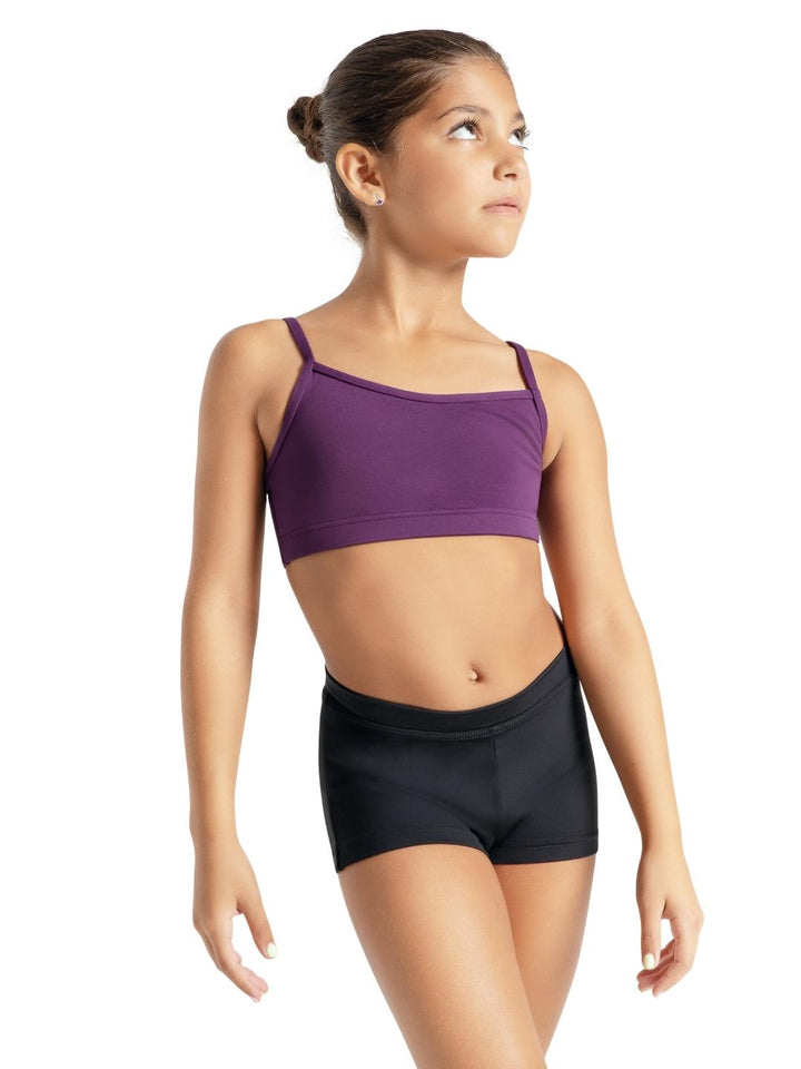 Capezio Child Team Basics Aubergine Cami Bra Top TB102CF