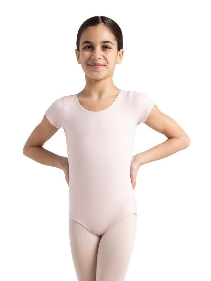 Capezio Child Cotton Short Sleeve Bodysuit CC400C
