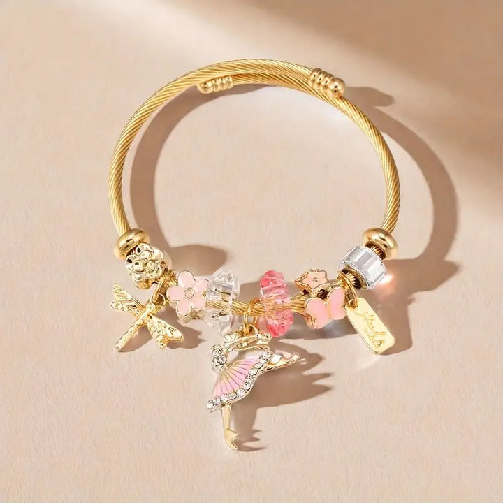 GB Ballerina Charm Bracelet