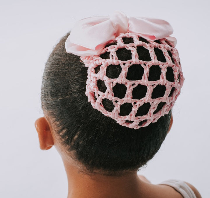 KBG PNK Bow with Bun Cover DS008