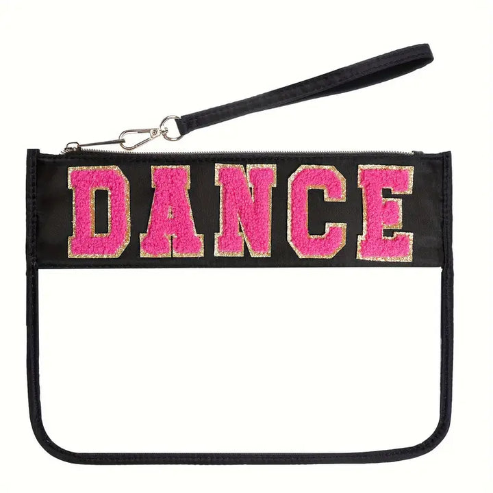 GB DANCE Chenille Letter Make-Up Bag