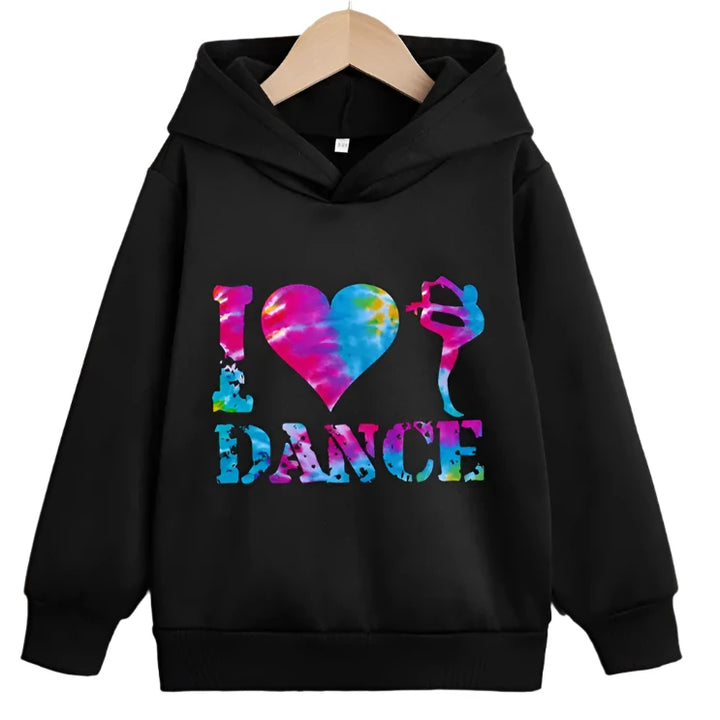 GB I Heart Dance BLK Hoodie