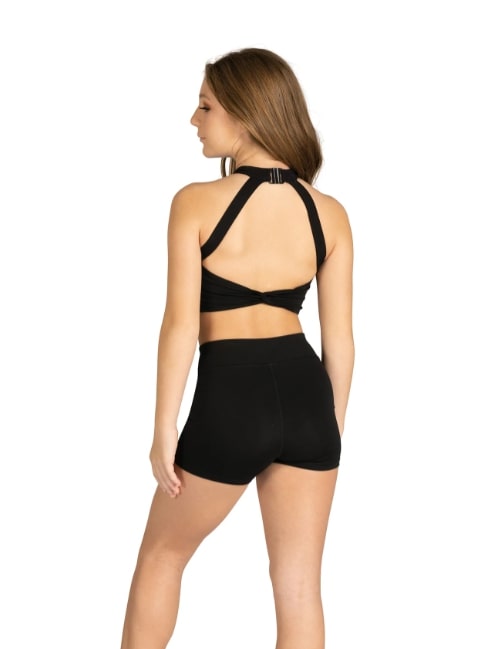 Danznmotion Black Tabitha Bra Top 24310C