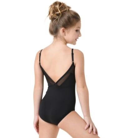 Danznmotion Child Demi Cami Mesh Leotard 22132C