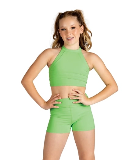 Danznmotion Green Tabitha Bra Top 24310C-GRN