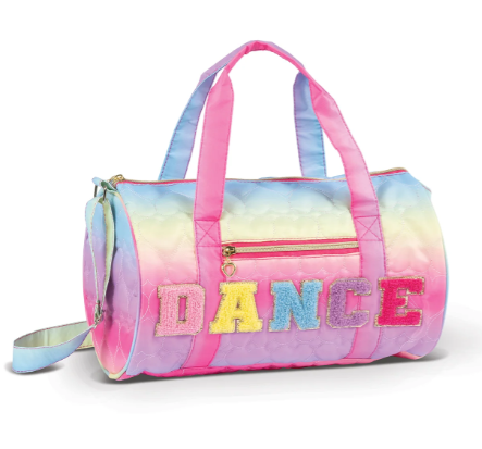 Danznmotion Quilted Rainbow Duffle Bag B24501