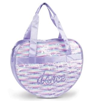 Danznmotion Sequin Heart Tote Bag B24510