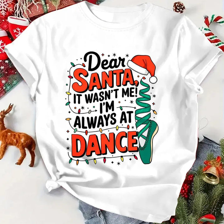 GB Adult Dear Santa White Tee
