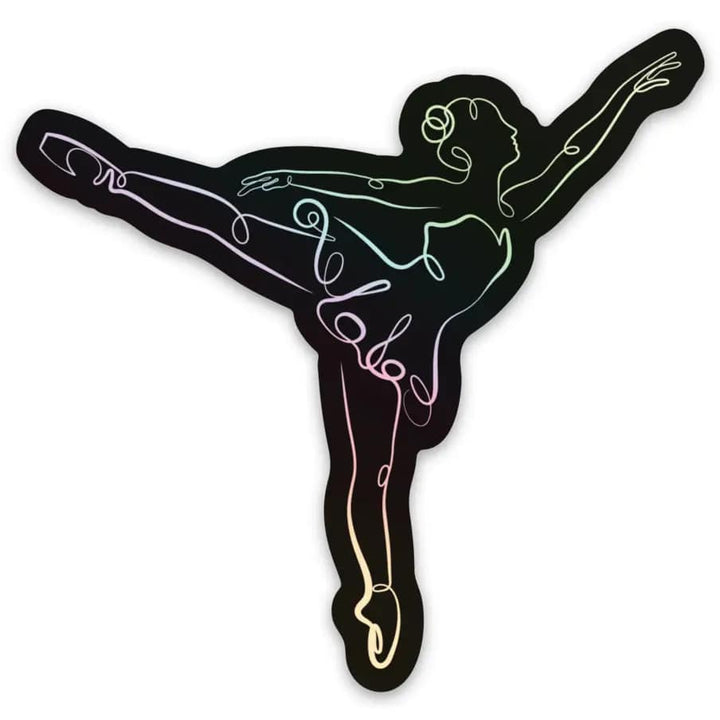 Denali & Co Ballerina Hologram Sticker #BEPH-24