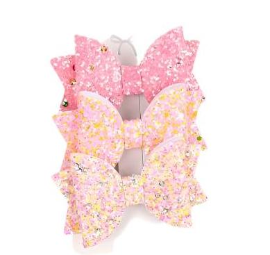 GB 3 Pack Sparkle Hair Bows 3PSB-24