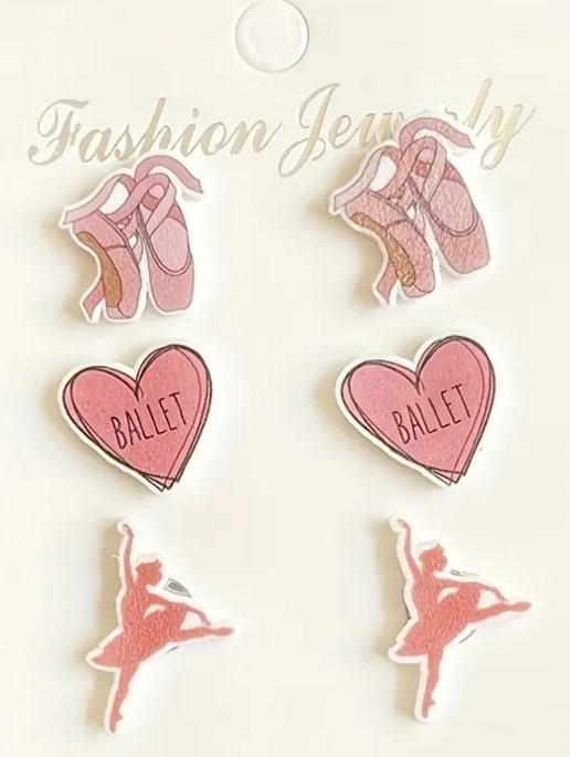 GB Ballet Earring 3 Pack BE-24