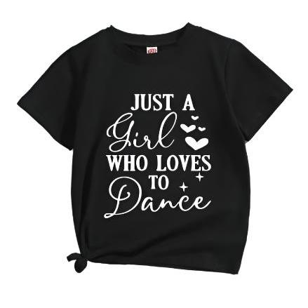 GB Child Black Loves To Dance Tee LTDT-24