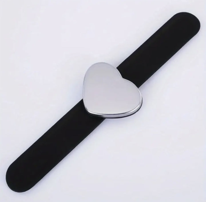 GB Black Magnetic Hair Pin Bracelet WM-HEART-BLK