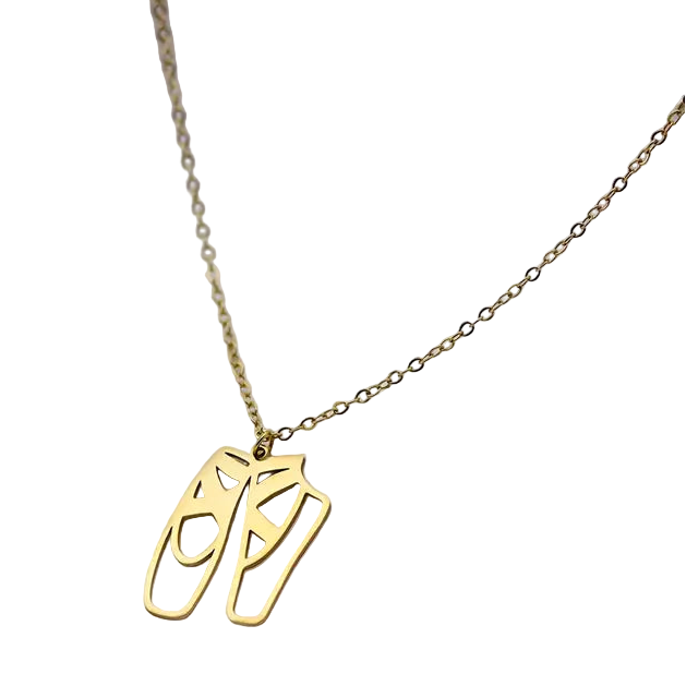 GB Ballet Shoe Pendan Necklace BSPN-25