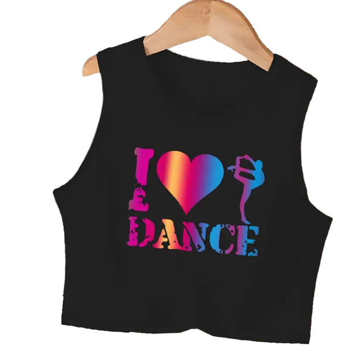 GB Child I Heart Dance Crop Top