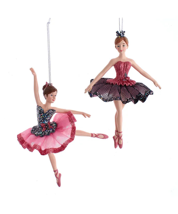 Kurt Adler Pewter Ballerina Ornament E0782