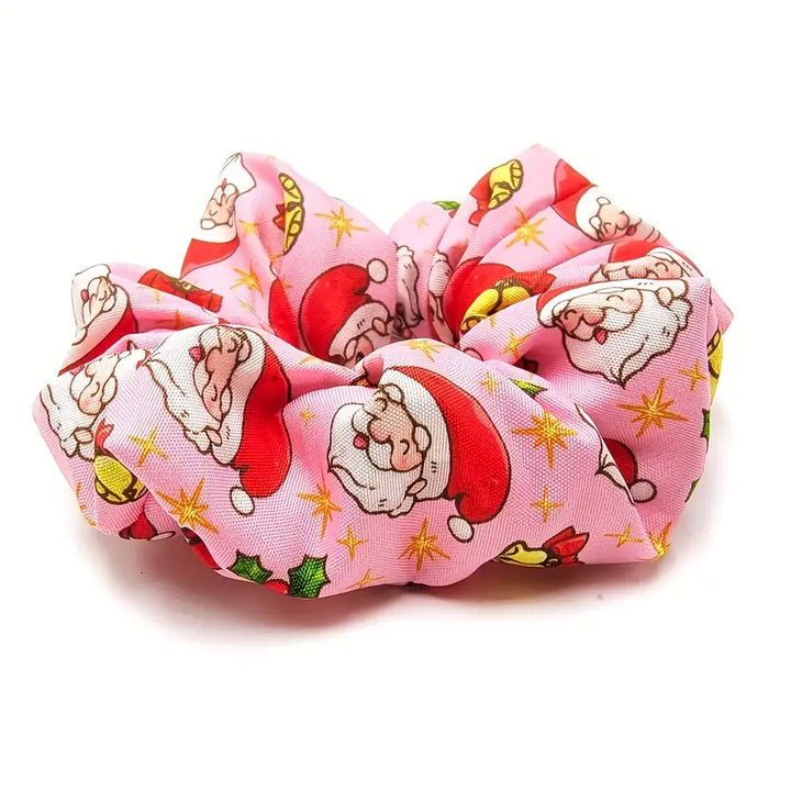 GB Pink Santa Scrunchie