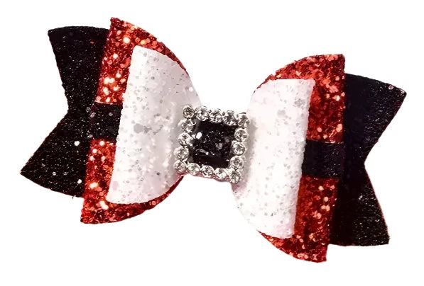 GB Santa Buckle Hair Bow