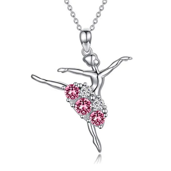 GB Gem Ballet Dancer Necklace