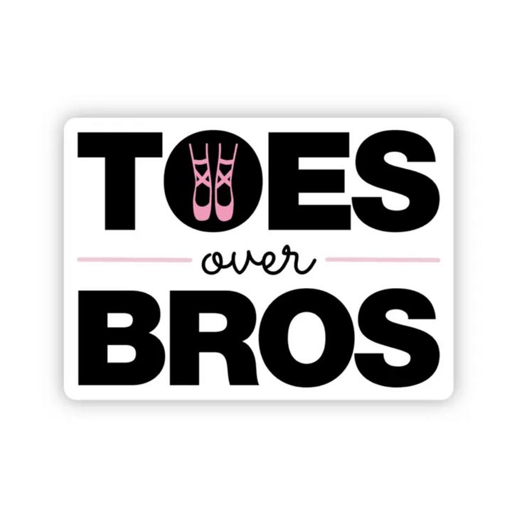 DC Toes over Bros Sticker