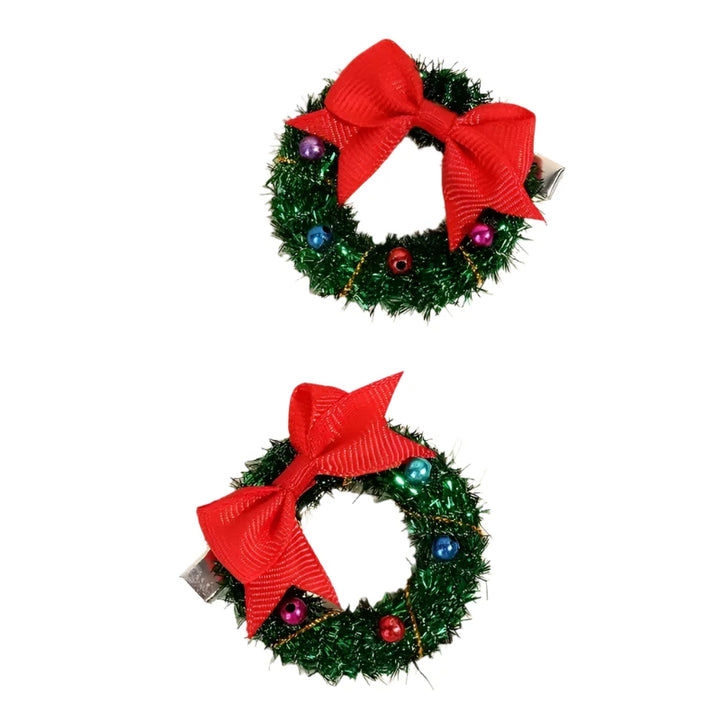 GB 2PK Wreath Hair Clips