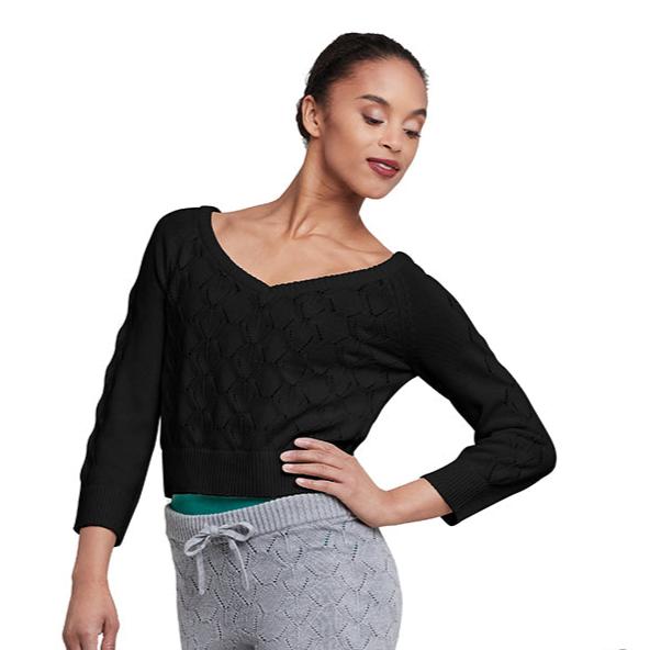 Bloch Adult Knitted Crop Sweater Z5206