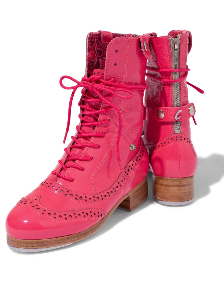 Capezio Limited Edition Roxy Pink Tap Boot 962 – Gabie's Boutique