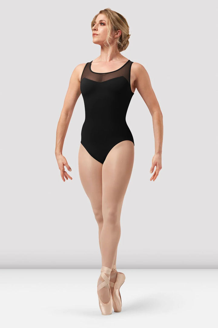 Bloch Adult Lace Mesh Tank Leotard L4155-BLK - Gabie’sBoutique Newmarket Ontario - Local Pick-Up and Canada Wide Shipping 