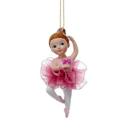 Kurt Adler Matte Pink Unicorn with Glitter Ornament