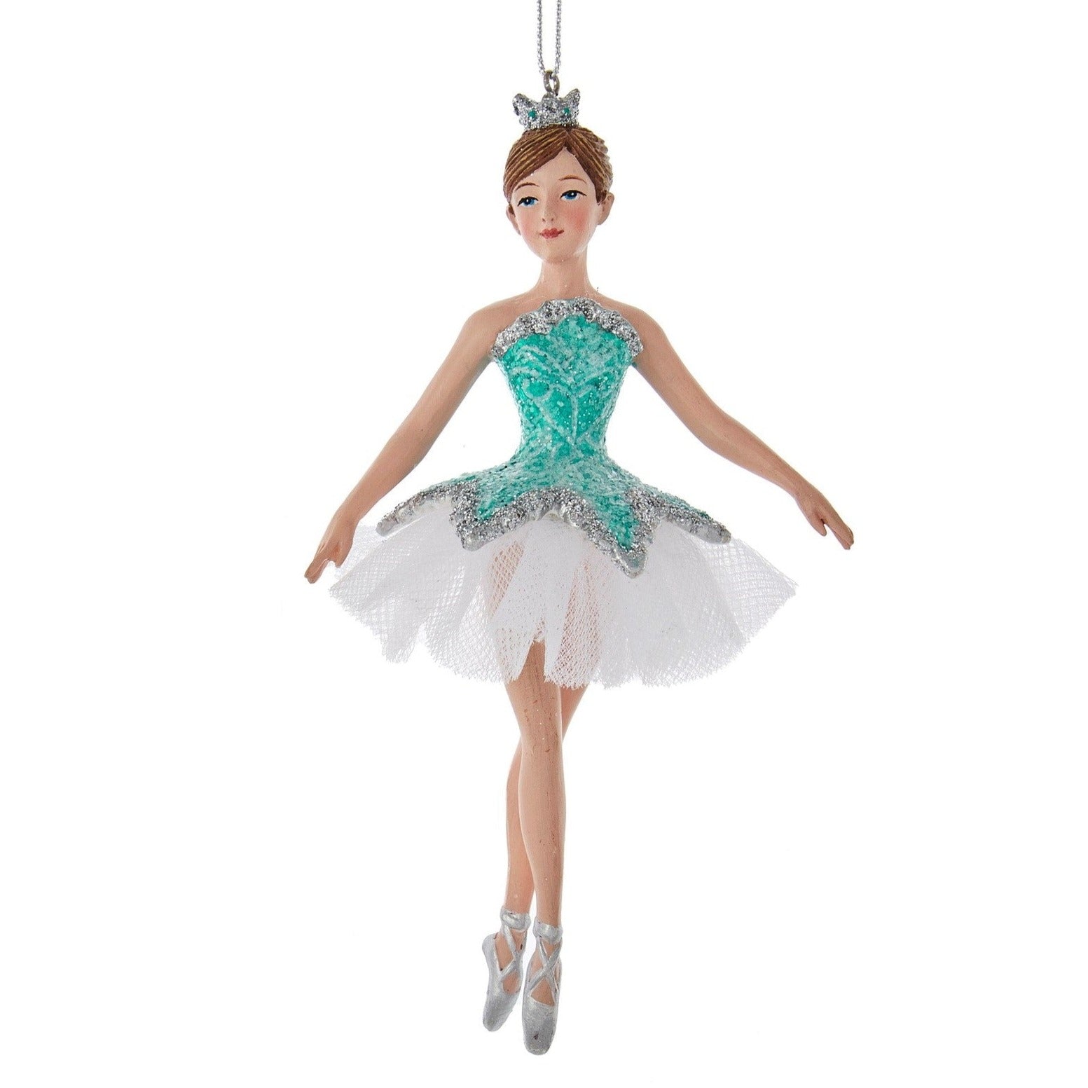 Kurt Adler Turquoise Ballerina Ornament E0662 – Gabie's Boutique