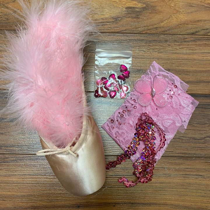 Pink Pointe Shoe Decorating Kit