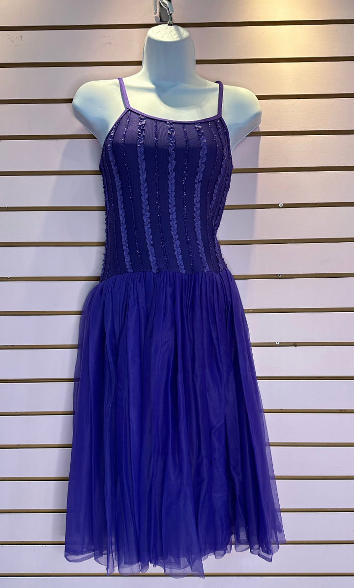 Body Wrappers Adult Glissade Deep Purple Juliet Dress T6204