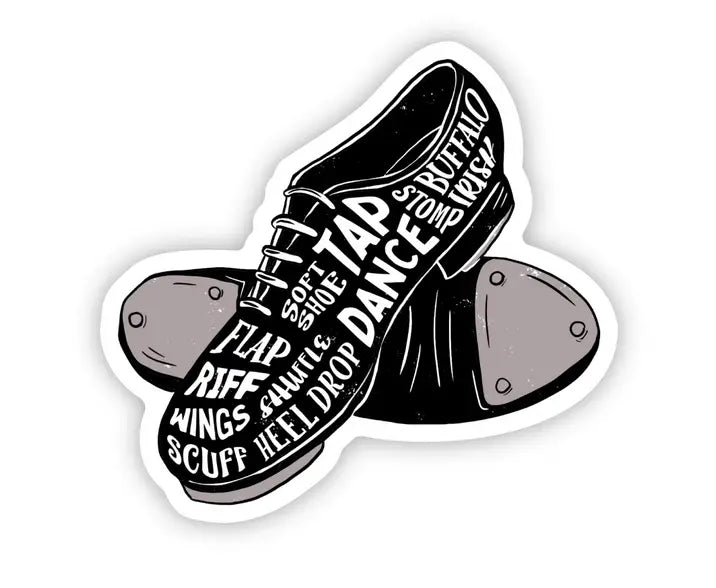 Denali & Co. Tap Shoe Vinyl Sticker