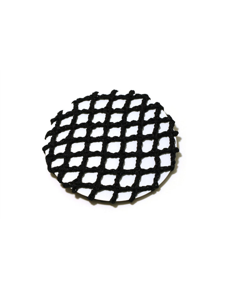 FH2 Adult Black Crochet Bun Cover AZ0031