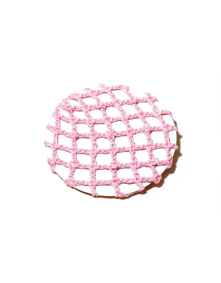 FH2 Adult Pink Crochet Bun Cover AZ0031